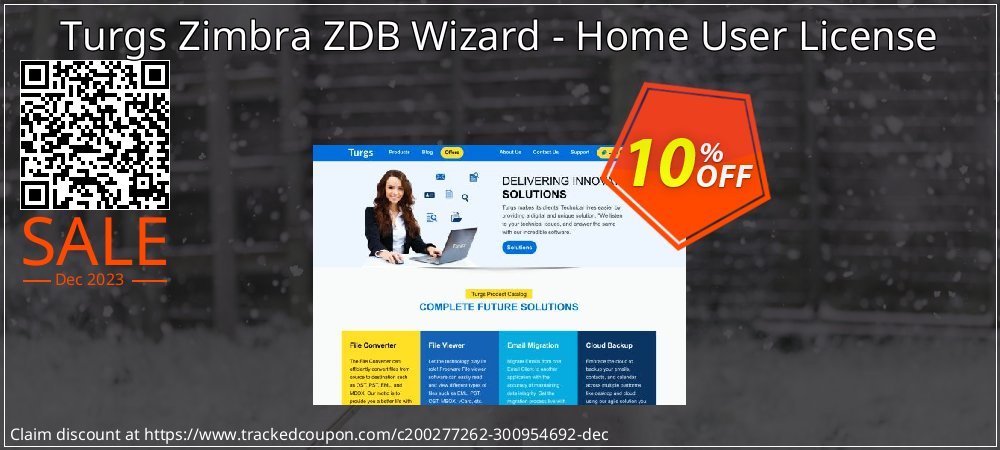Turgs Zimbra ZDB Wizard - Home User License coupon on April Fools' Day offering sales