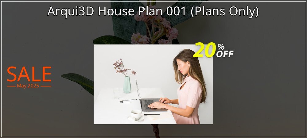 Arqui3D House Plan 001 - Plans Only  coupon on Mother's Day discount