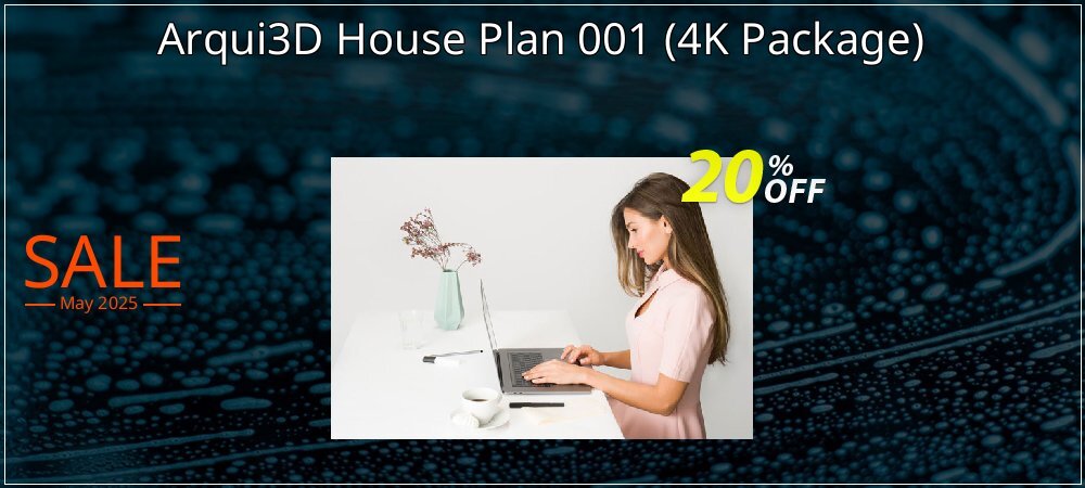 Arqui3D House Plan 001 - 4K Package  coupon on Mother's Day offering discount
