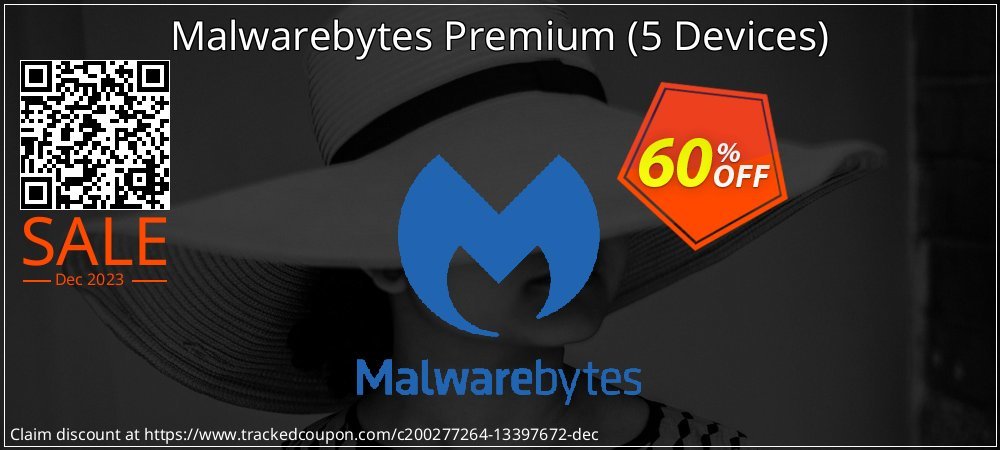 Malwarebytes Premium - 5 Devices  coupon on All Saints' Eve offering discount