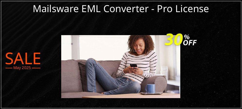 Mailsware EML Converter - Pro License coupon on April Fools' Day deals