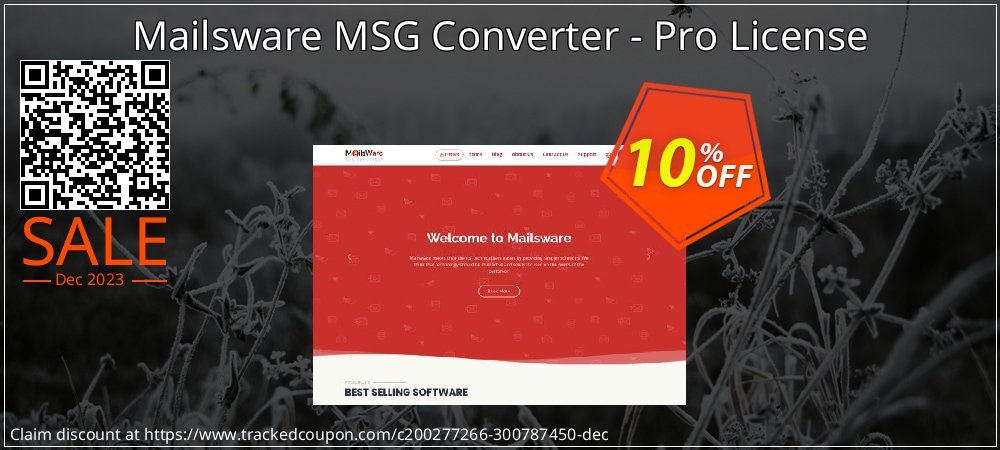 Mailsware MSG Converter - Pro License coupon on National Walking Day offering sales