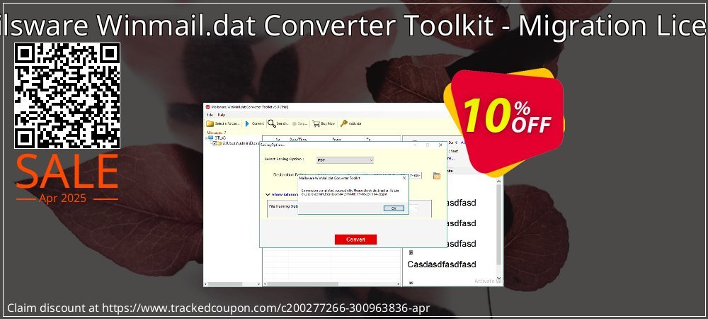 Mailsware Winmail.dat Converter Toolkit - Migration License coupon on World Party Day sales