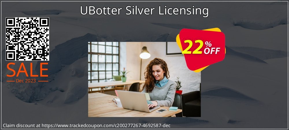 UBotter Silver Licensing coupon on Working Day offering sales