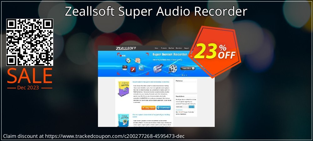 Zeallsoft Super Audio Recorder coupon on Easter Day deals