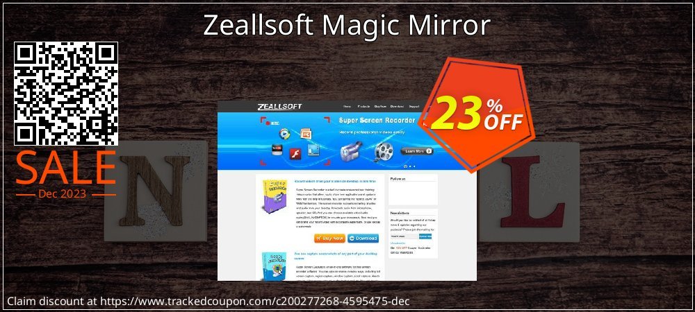 Zeallsoft Magic Mirror coupon on Mother Day offering discount