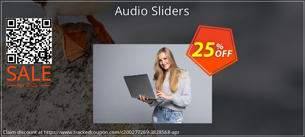 Audio Sliders coupon on Easter Day offering sales