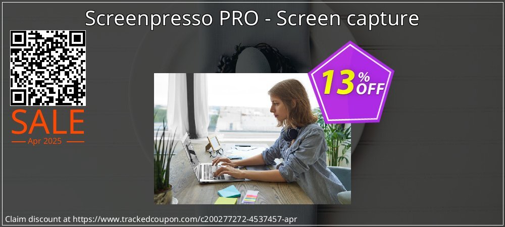 Screenpresso PRO - Screen capture coupon on Working Day offering discount
