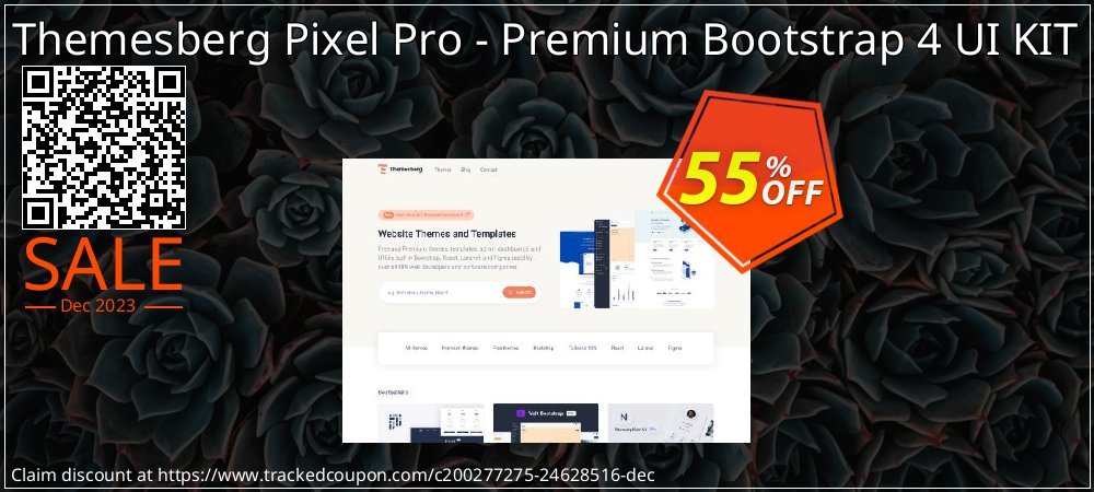 Themesberg Pixel Pro - Premium Bootstrap 4 UI KIT coupon on Palm Sunday offering discount