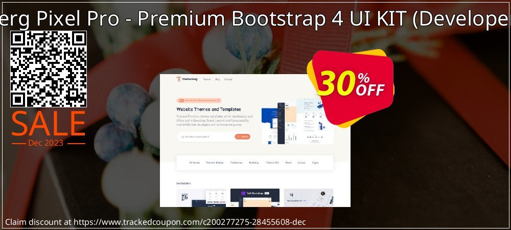 Themesberg Pixel Pro - Premium Bootstrap 4 UI KIT - Developer License  coupon on Easter Day sales