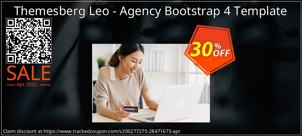 Themesberg Leo - Agency Bootstrap 4 Template coupon on Easter Day sales