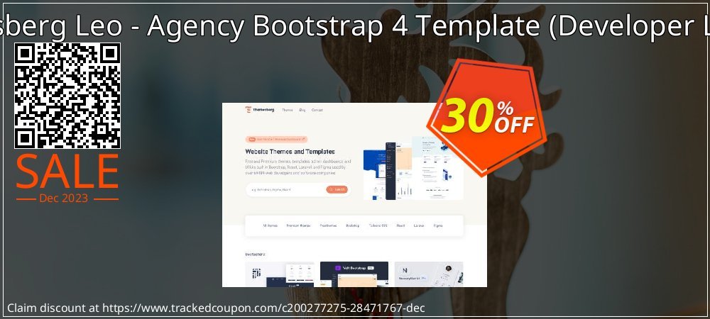 Themesberg Leo - Agency Bootstrap 4 Template - Developer License  coupon on April Fools' Day offering discount