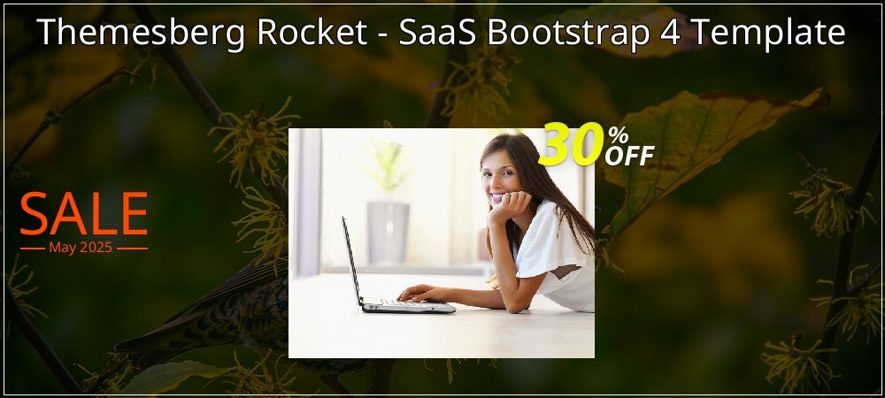 Themesberg Rocket - SaaS Bootstrap 4 Template coupon on April Fools' Day deals