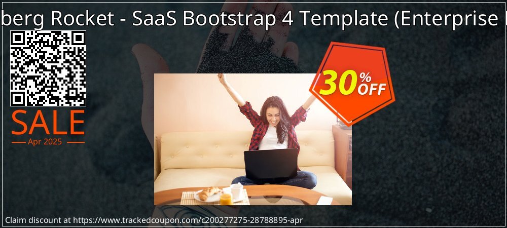 Themesberg Rocket - SaaS Bootstrap 4 Template - Enterprise License  coupon on World Backup Day discounts