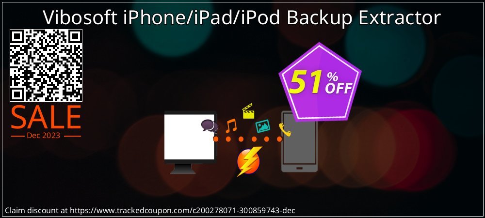 Vibosoft iPhone/iPad/iPod Backup Extractor coupon on Easter Day offering sales
