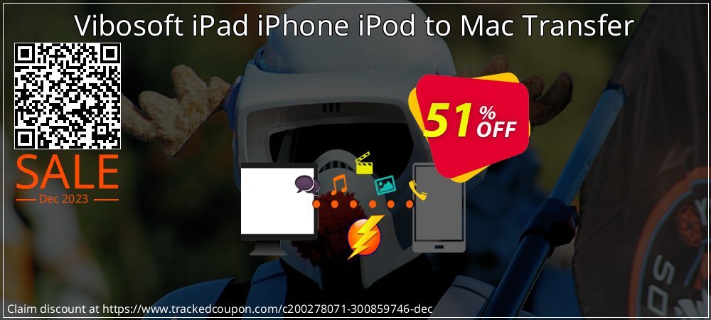 Vibosoft iPad iPhone iPod to Mac Transfer coupon on Palm Sunday discounts