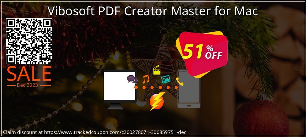 Vibosoft PDF Creator Master for Mac coupon on National Loyalty Day offering sales