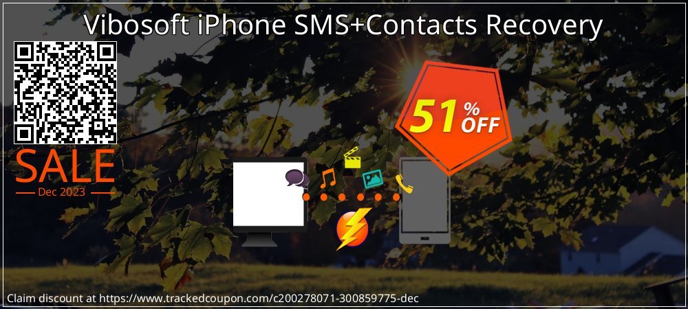 Vibosoft iPhone SMS+Contacts Recovery coupon on National Walking Day deals