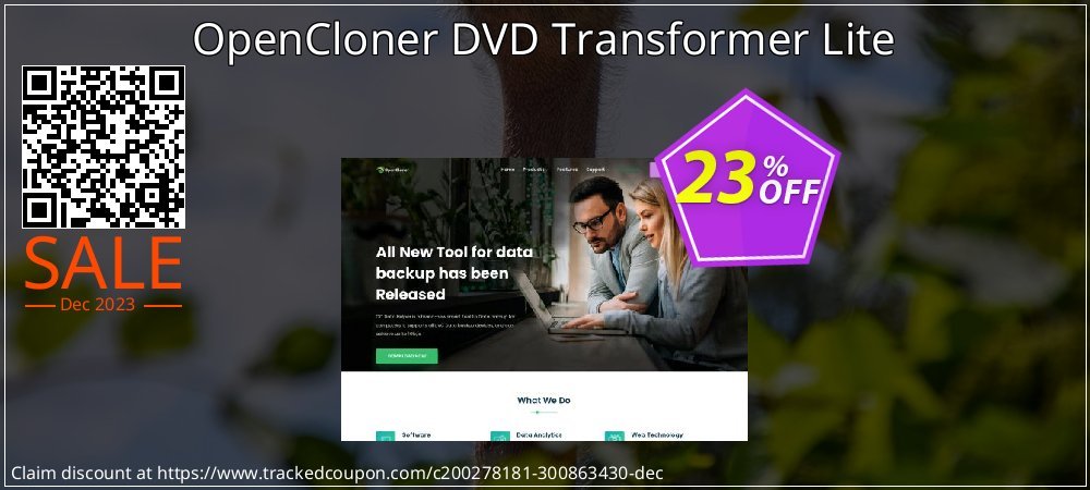 OpenCloner DVD Transformer Lite coupon on Mother Day offering sales