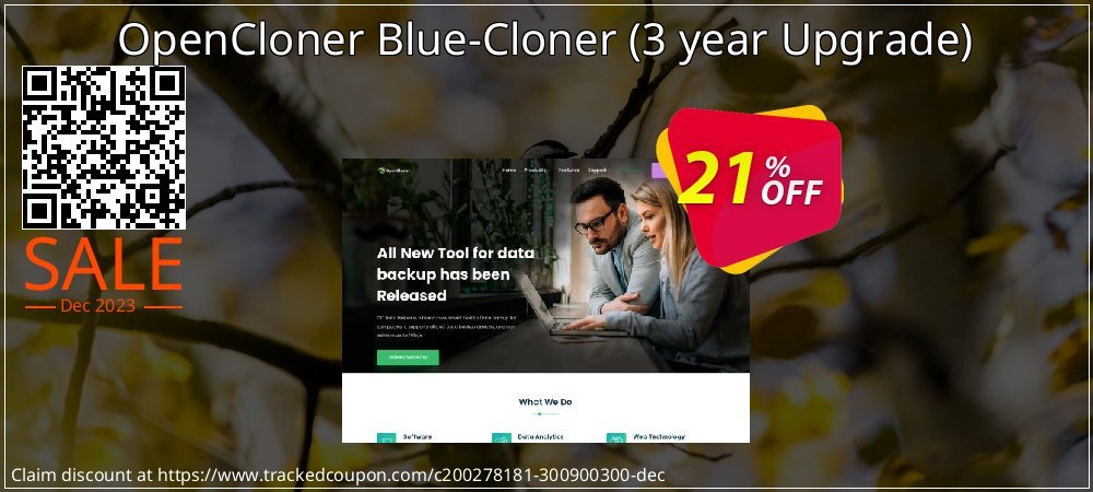 OpenCloner Blue-Cloner - 3 year Upgrade  coupon on World Backup Day sales