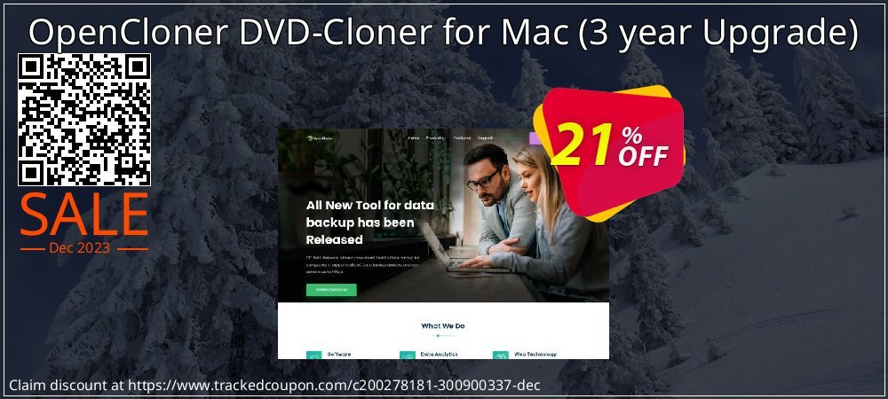 OpenCloner DVD-Cloner for Mac - 3 year Upgrade  coupon on Working Day discount