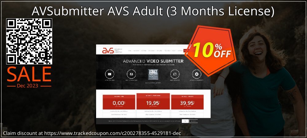 AVSubmitter AVS Adult - 3 Months License  coupon on National Loyalty Day offer
