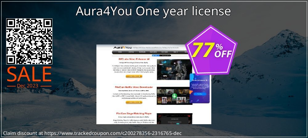 Aura4You One year license coupon on World Backup Day deals