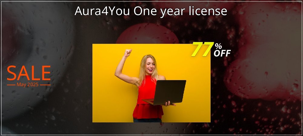 Aura4You One year license coupon on Mother's Day discount