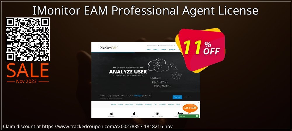 IMonitor EAM Professional Agent License coupon on World Party Day sales