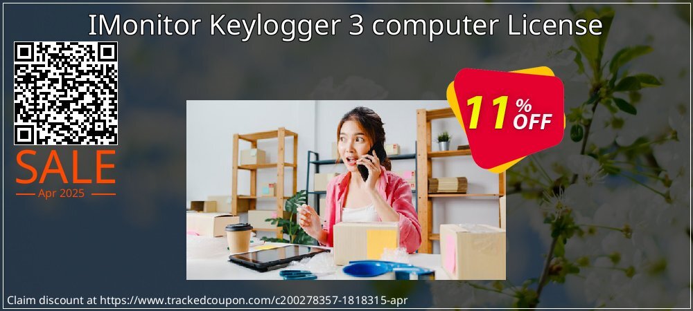 IMonitor Keylogger 3 computer License coupon on National Walking Day sales