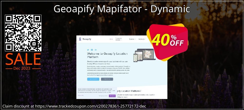 Geoapify Mapifator - Dynamic coupon on April Fools' Day deals