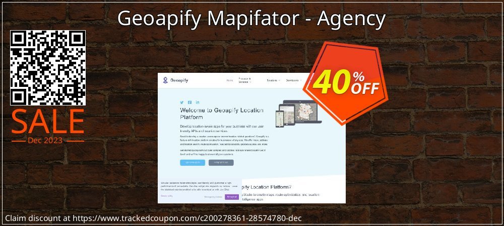 Geoapify Mapifator - Agency coupon on National Walking Day sales