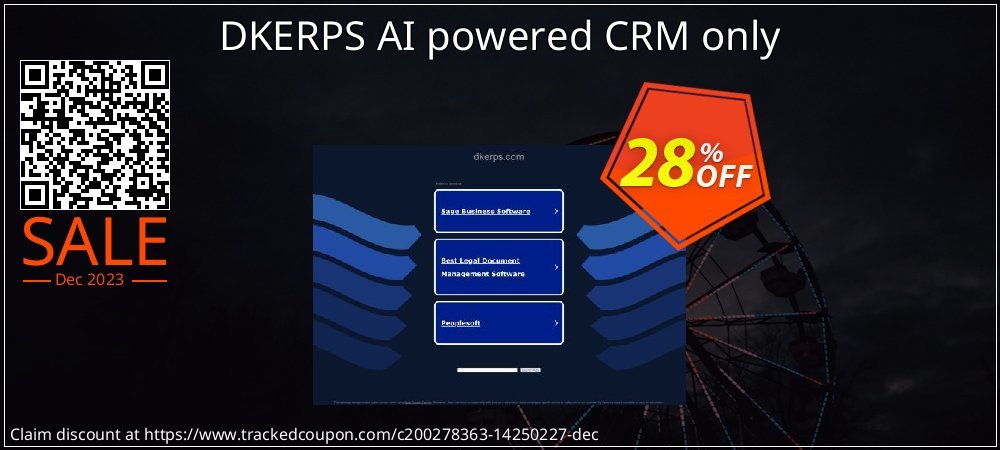 DKERPS AI powered CRM only coupon on April Fools Day deals