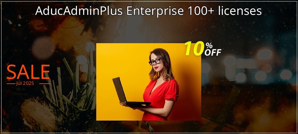 AducAdminPlus Enterprise 100+ licenses coupon on Emoji Day sales