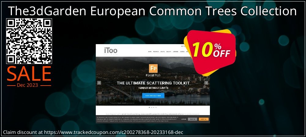 The3dGarden European Common Trees Collection coupon on Easter Day sales