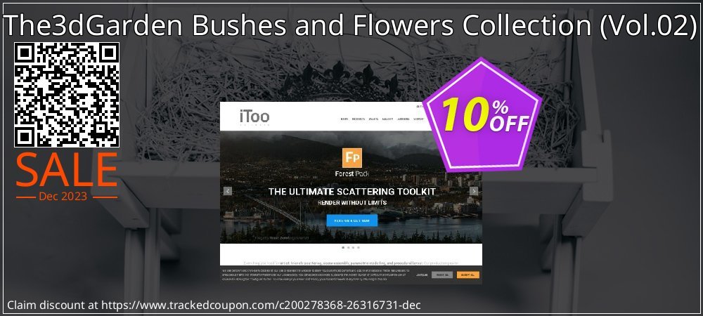 The3dGarden Bushes and Flowers Collection - Vol.02  coupon on World Party Day offering discount
