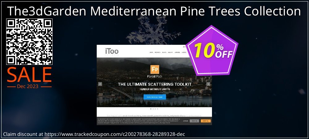 The3dGarden Mediterranean Pine Trees Collection coupon on Easter Day promotions