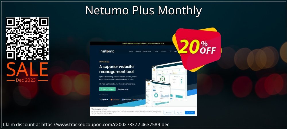 Netumo Plus Monthly coupon on World Password Day offering discount