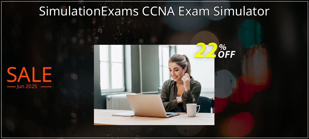 SimulationExams CCNA Exam Simulator coupon on Tell a Lie Day sales