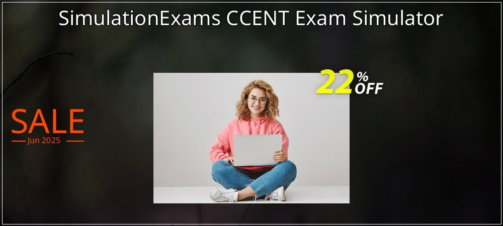 SimulationExams CCENT Exam Simulator coupon on National Walking Day deals