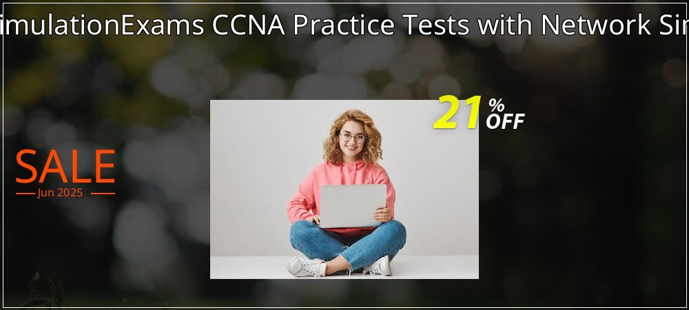 SimulationExams CCNA Practice Tests with Network Sim coupon on April Fools Day offer