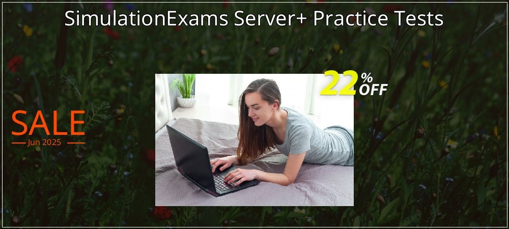 SimulationExams Server+ Practice Tests coupon on National Bikini Day sales