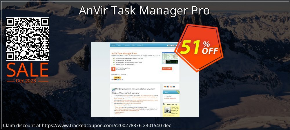 AnVir Task Manager Pro coupon on Mother Day promotions
