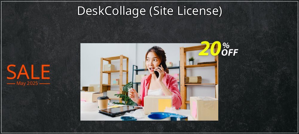DeskCollage - Site License  coupon on World Whisky Day offer
