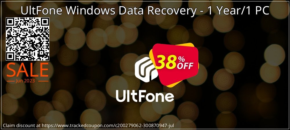 UltFone Windows Data Recovery - 1 Year/1 PC coupon on National Noodle Day offer
