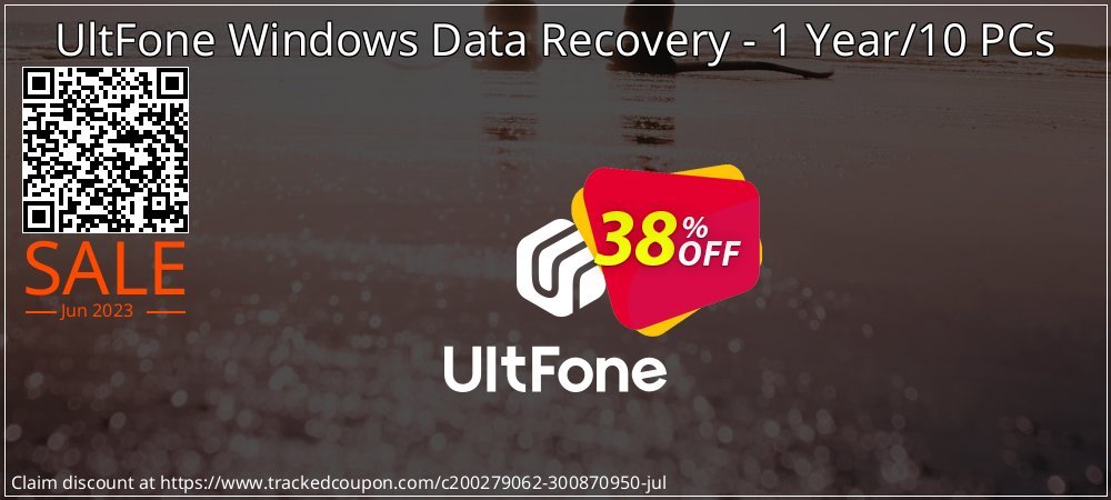 UltFone Windows Data Recovery - 1 Year/10 PCs coupon on National Pumpkin Day offering sales