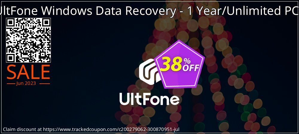 UltFone Windows Data Recovery - 1 Year/Unlimited PCs coupon on All Saints' Eve super sale
