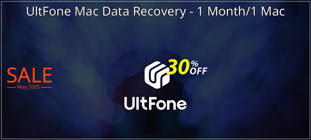 UltFone Mac Data Recovery - 1 Month/1 Mac coupon on National Memo Day offer