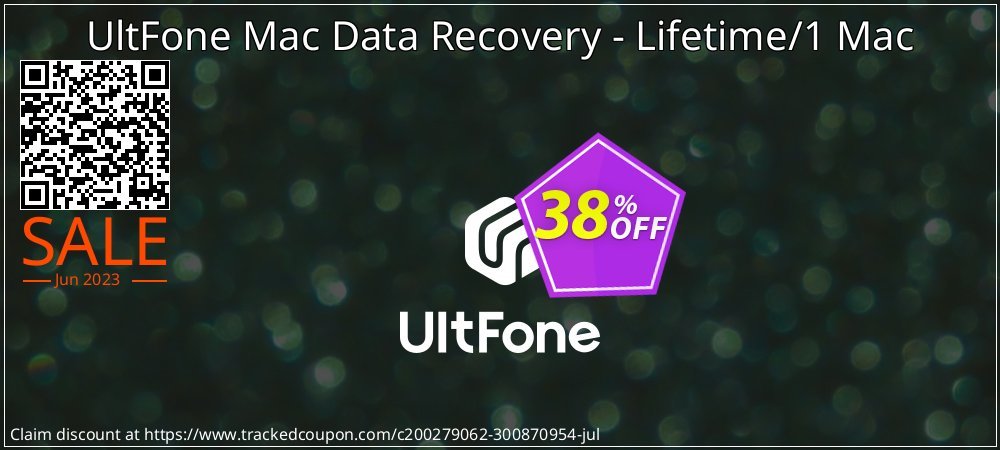UltFone Mac Data Recovery - Lifetime/1 Mac coupon on World Bicycle Day offering sales