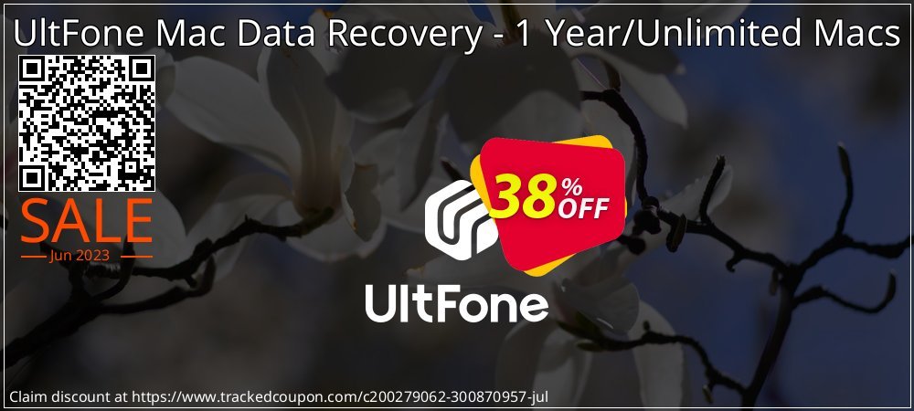 UltFone Mac Data Recovery - 1 Year/Unlimited Macs coupon on National Memo Day discounts